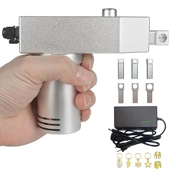 Automatic Dreadlock Machine, Electric Dreadlock Crochet Braids Hair Making Machine with 6 Head, Can Be Directly Work on Head or Braiding Synthetic Hair