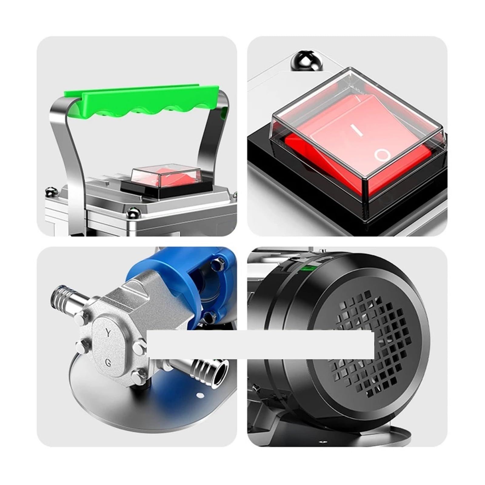 Pompa a ingranaggi idraulica 1 pz JG-30 Pompa for olio elettrica Pompa for olio ad ingranaggi ad aspirazione automatica Pompa for olio idraulica in acciaio inossidabile for uso alimentare 380 W 220 V/