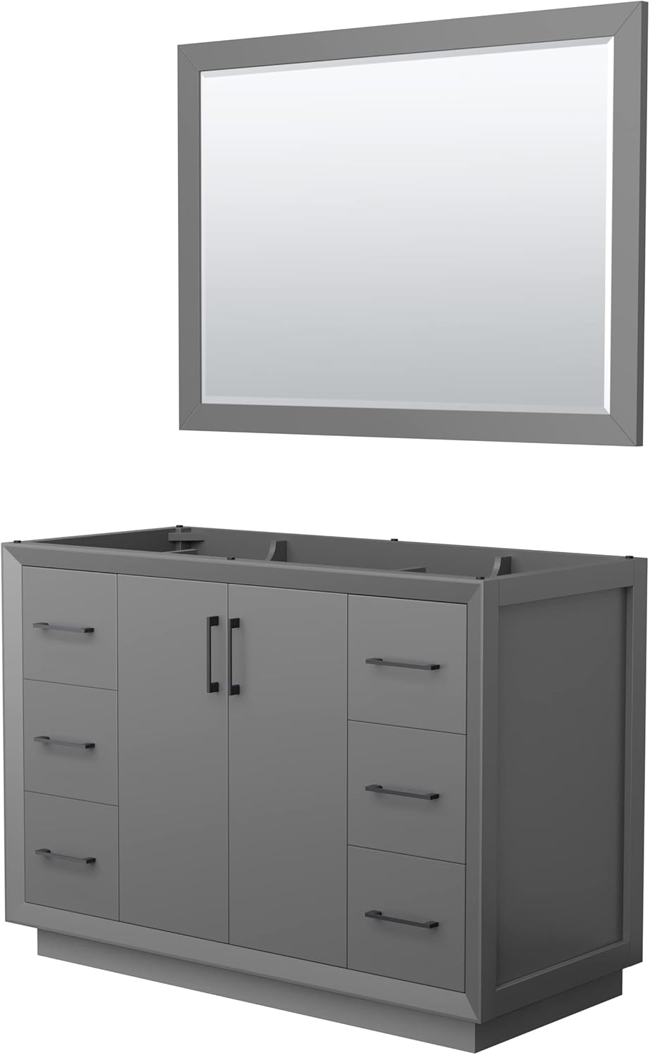Amazon.com: Wyndham Collection Strada 48 Inch Single Bathroom Vanity in ...