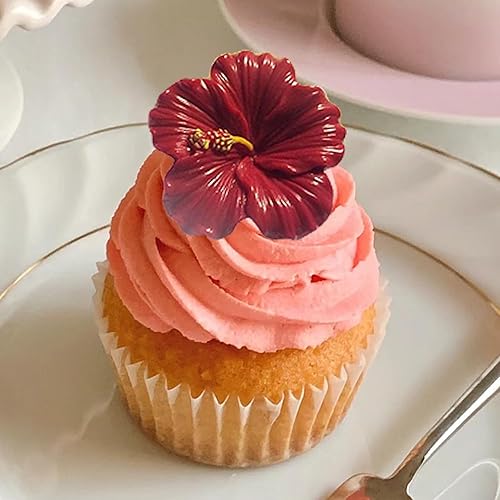 Miniatura 4 de Moldes para fondant de flores de hibisco, molde de silicona para decoración de tartas, decoración de cupcakes, pasta de goma de caramelo de