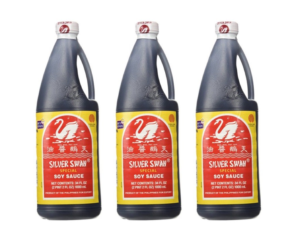 Silver Swan Special Soy Sauce 34 fl oz (1000 ml) - 3 bottle pack