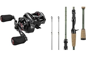 KastKing Spartacus Maximus Baitcasting Combo, Upgraded Spartacus II Reel 6.3:1 and Twin...