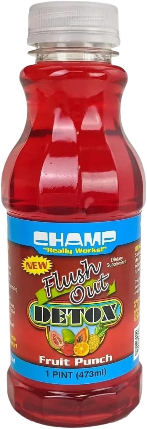 Champ Flush Out Detox Drink - Fruit Punch 16 oz