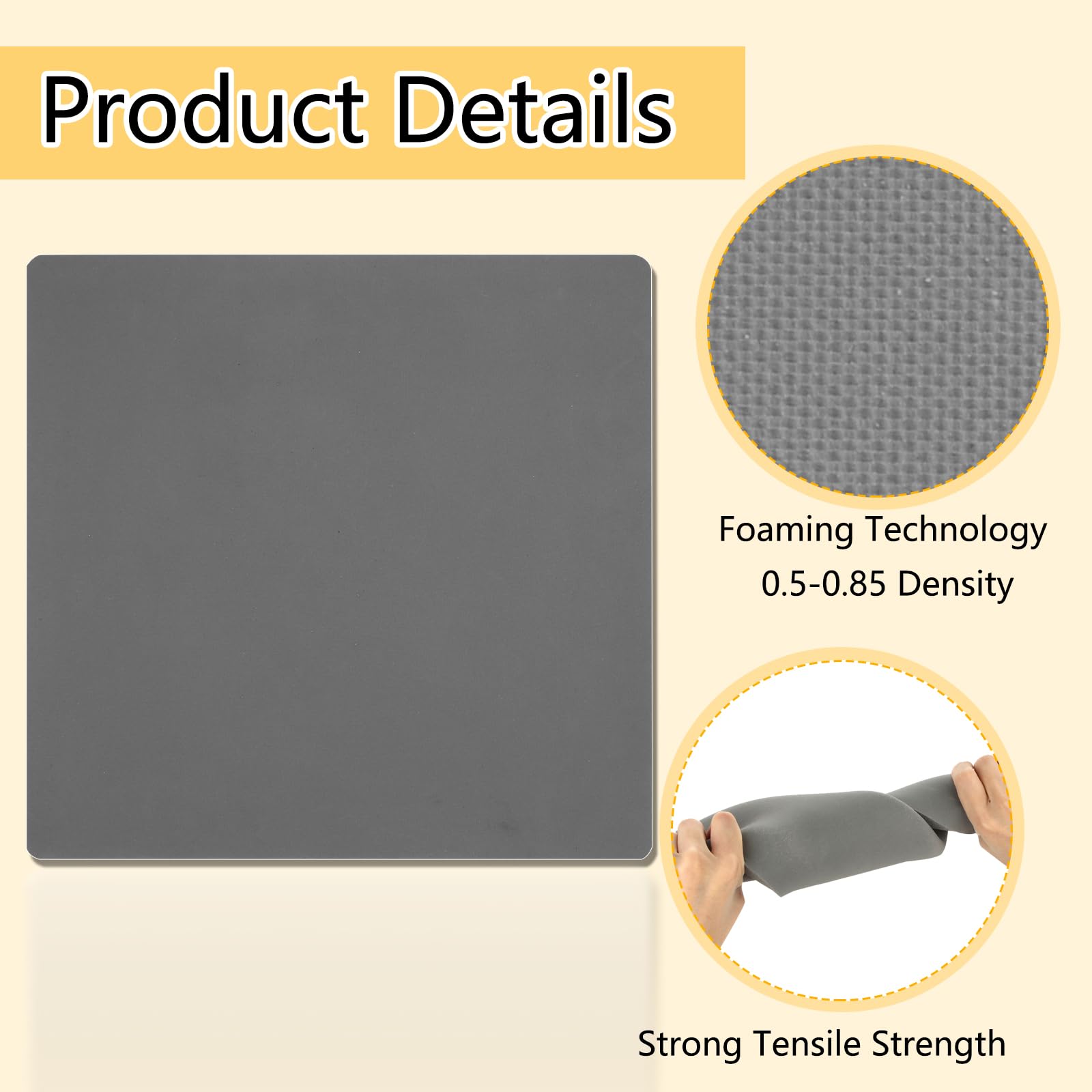 Snapklik.com : QTLCOHD 15 X 15 Inch Silicone Heat Press Mat Pad