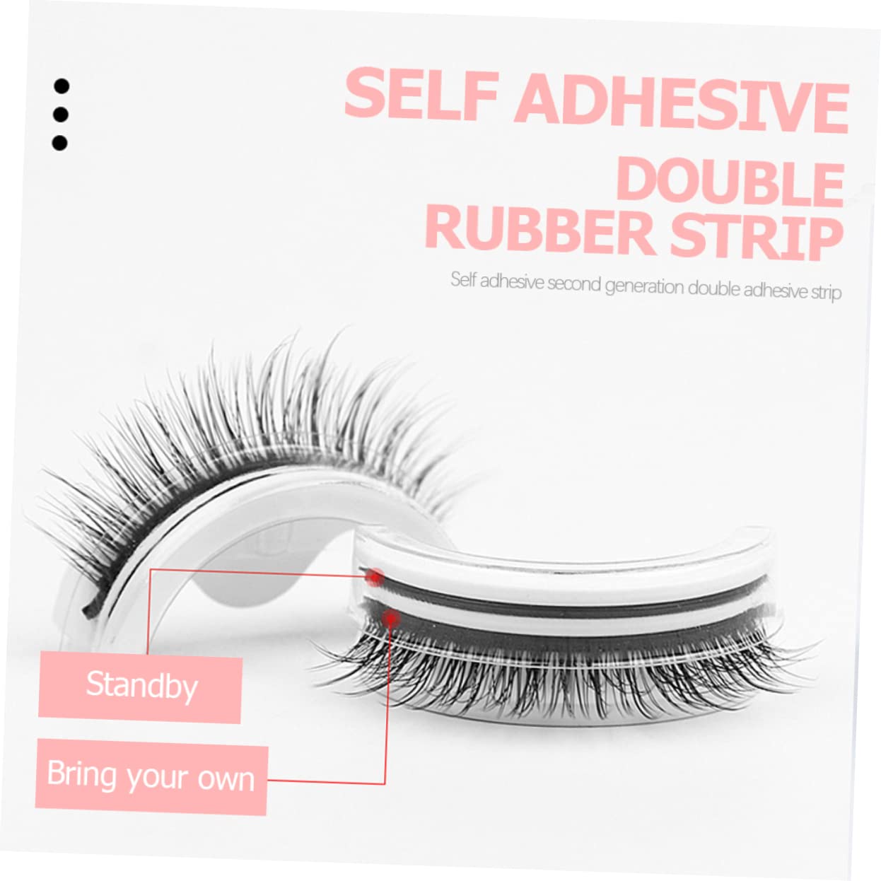 FRCOLOR 9pares of Self-adhesive Reusable Eyelashes for Women Natural Look False Eyelash Makeup Accessories