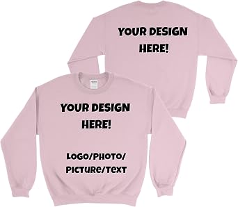 Custom Sweatshirt, Personalized Unisex Crewneck Sweatshirt