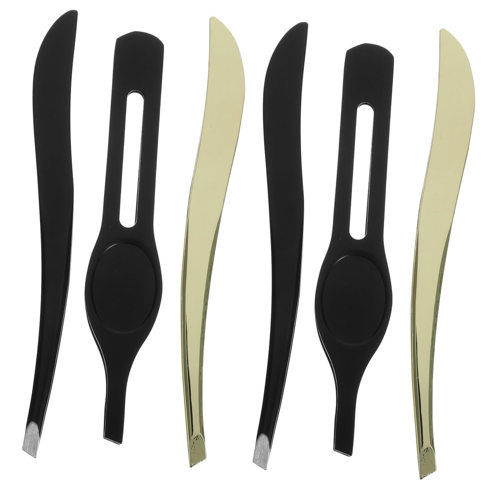 FOMIYES 1 Set Stainless Steel Eyebrow Clip Ergonomic Design Eyebrow Makeup Tools Durable and Lightweight for Personal Professional Use present for Women