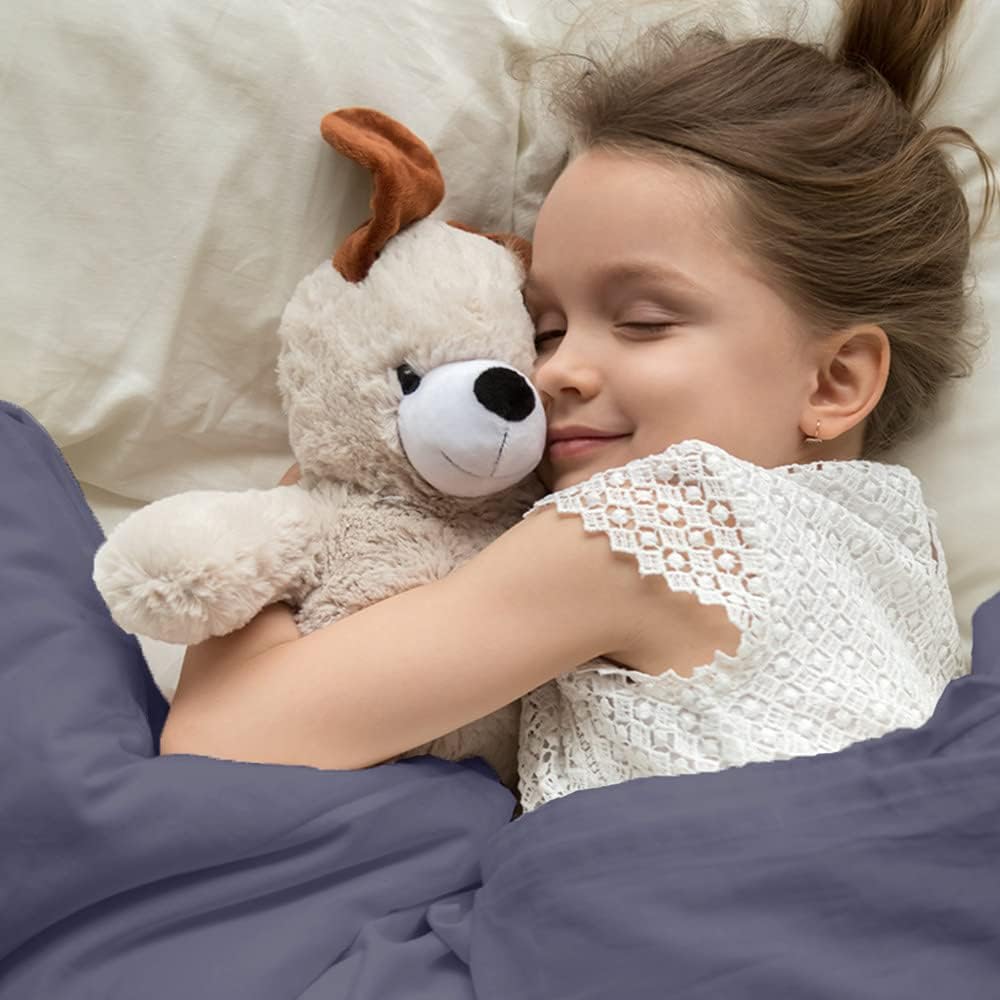 Weighted Idea Cool Removable Duvet Cover 48''x72'' for Weighted Blanket (Soft and Fabric, Dark Grey) Dark Grey 48''x72''Duvet Cover