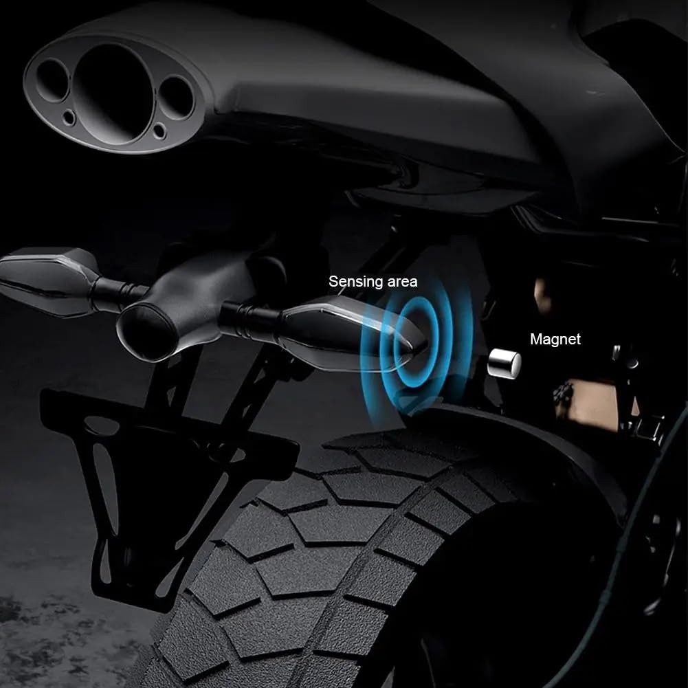 Moto Faros Freno Trasero​ 2 luces LED de intermitente universales para