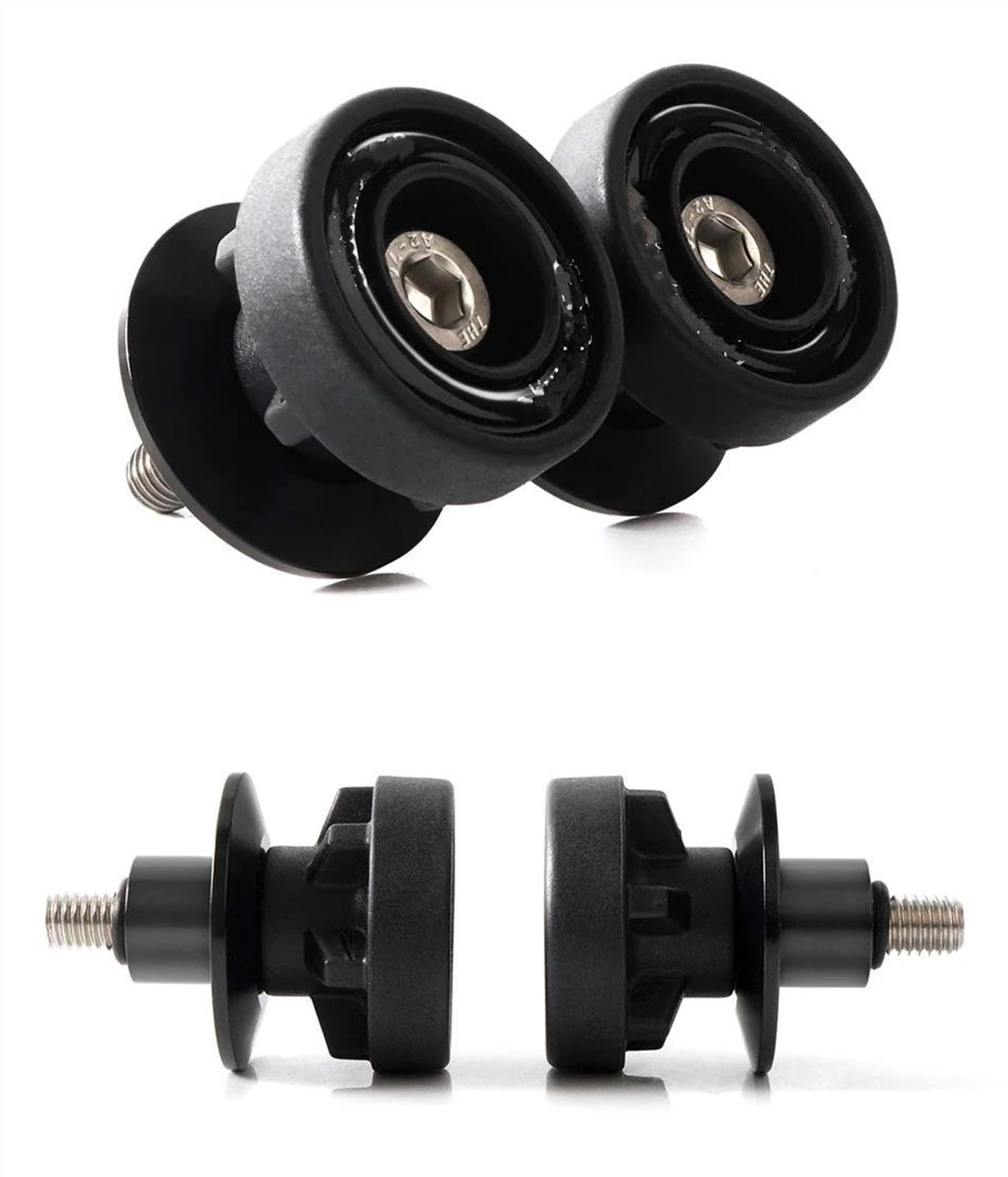 Tamponi Paratelaio Per Daytona Per 675R Per Street Triple Per R 765 765RS Per Tiger 800 XC Per Trident 660 Moto Forcellone Forcellone Bobine 8mm Protezione paraurti