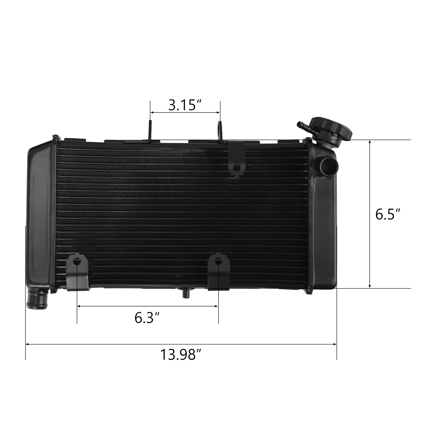 TCMT Radiatore di raffreddamento del dispositivo di raffreddamento adatto per Honda NC700X 2012-2017 NC750X 2014-2023
