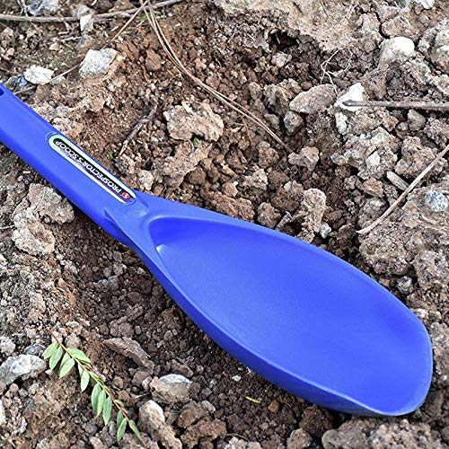 Image of SE Blue Prospector's Scoop - 12.5 inch Heavy-Duty Plastic Tool for Metal Detecting, Gold Panning, Treasure Hunting, and Gardening
