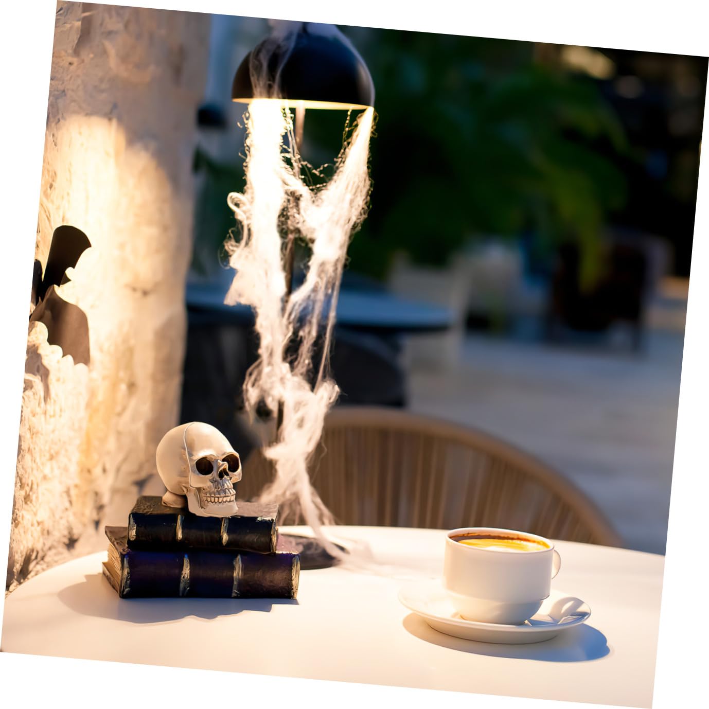 BESTonZON 54 Pezzi teschio di halloween party halloween decorazione halloween scheletro di halloween snodabile scheletri di Halloween decorazioni torte decorazione casa decorazione scheletro