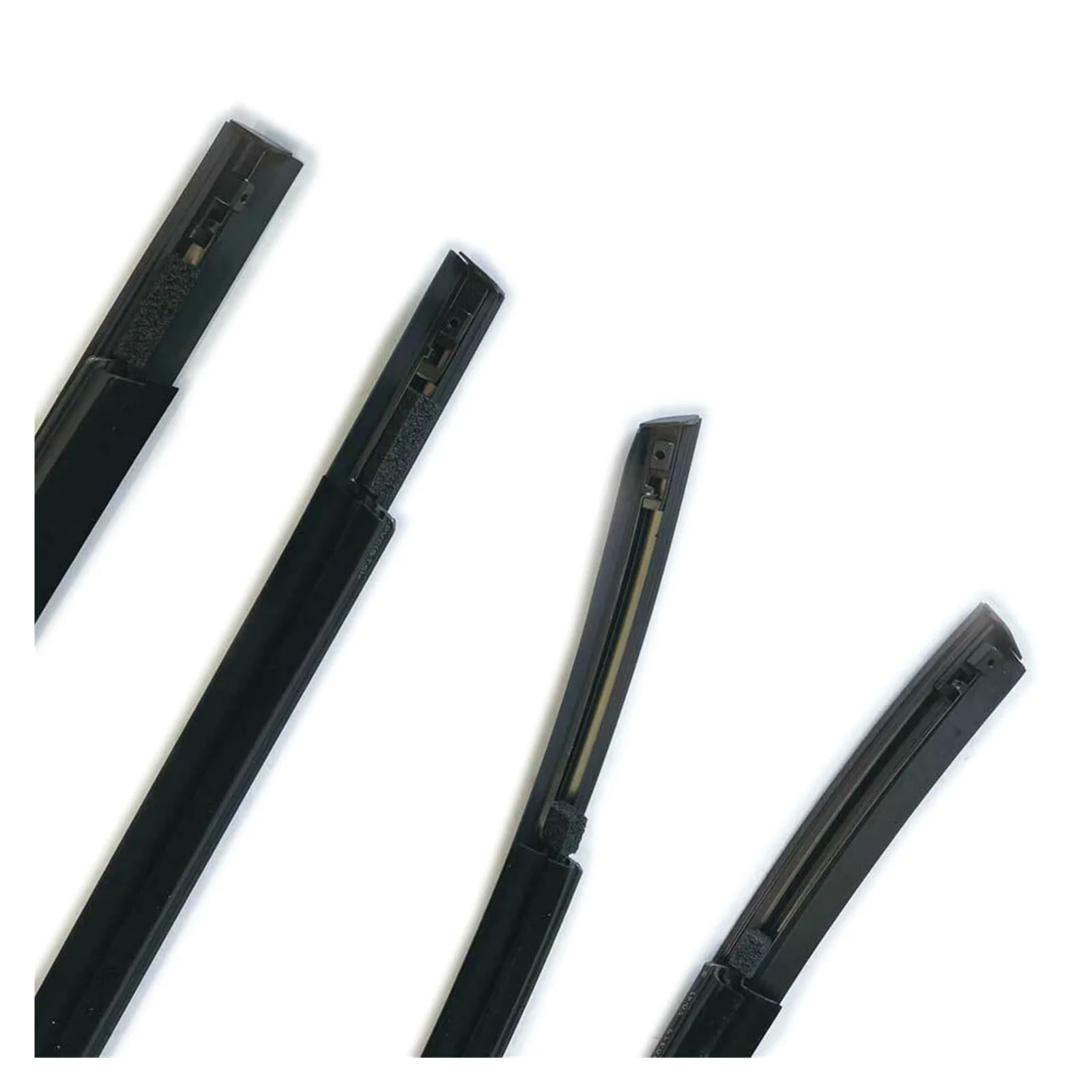 Iukmrt Black For Hyundai For Tuscon Ix35 2010-2015 Hatchback Car Outer Door Windows Rubber Weatherstrip Car Door Seal Protector
