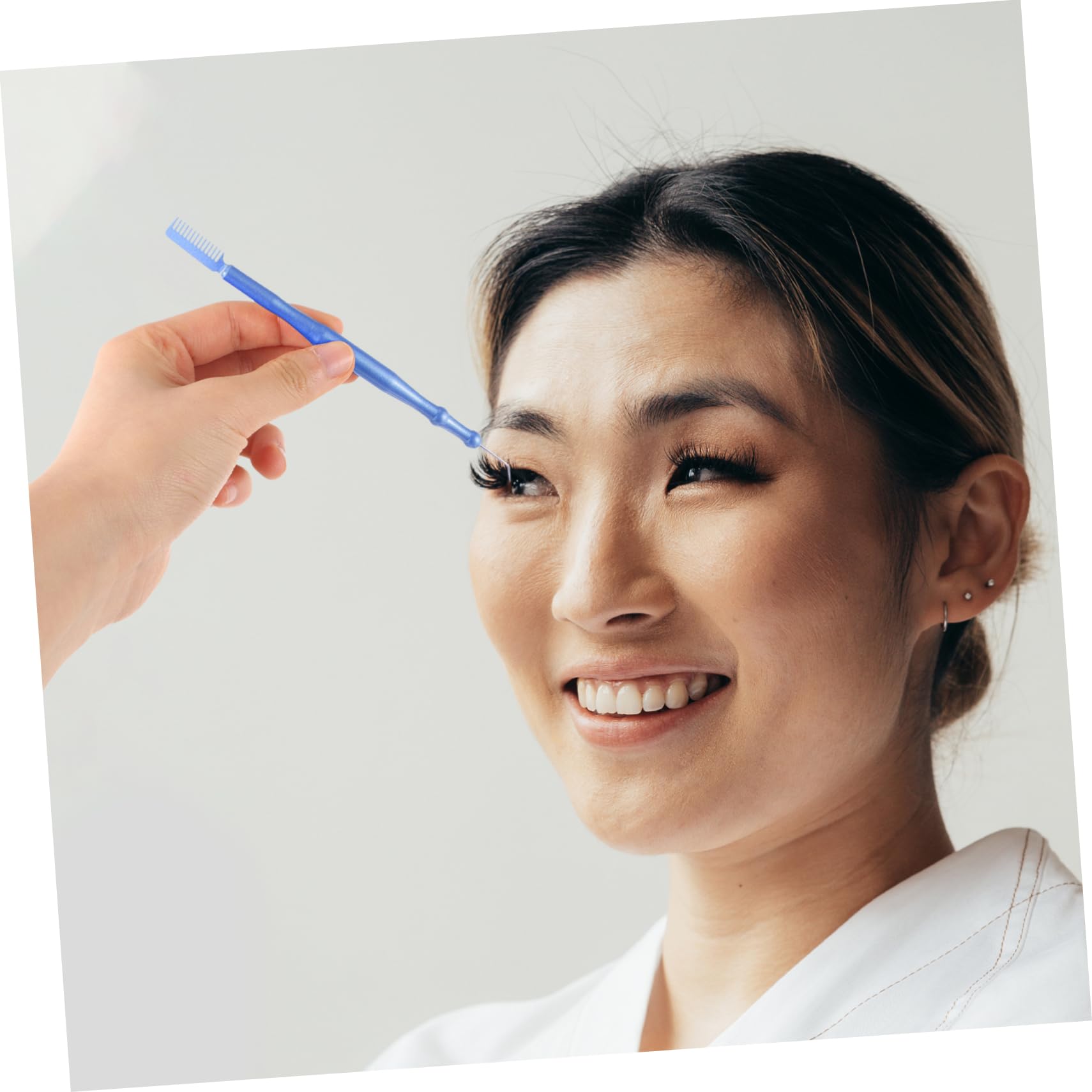 MAGICLULU 5piezas Eyelash Lift Perm Tool Con Peinador y Separador De Pestañas De Inoxidable Herramienta Para Rizado y Extensión De Pestañas Profesional y Personal