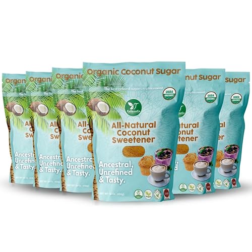Miniatura 12 de Colibreeco, Azúcar de coco orgánico, 1 libra (paquete de 2): perfecto para endulzar bebidas y recetas Sustituto de azúcar de bajo índice