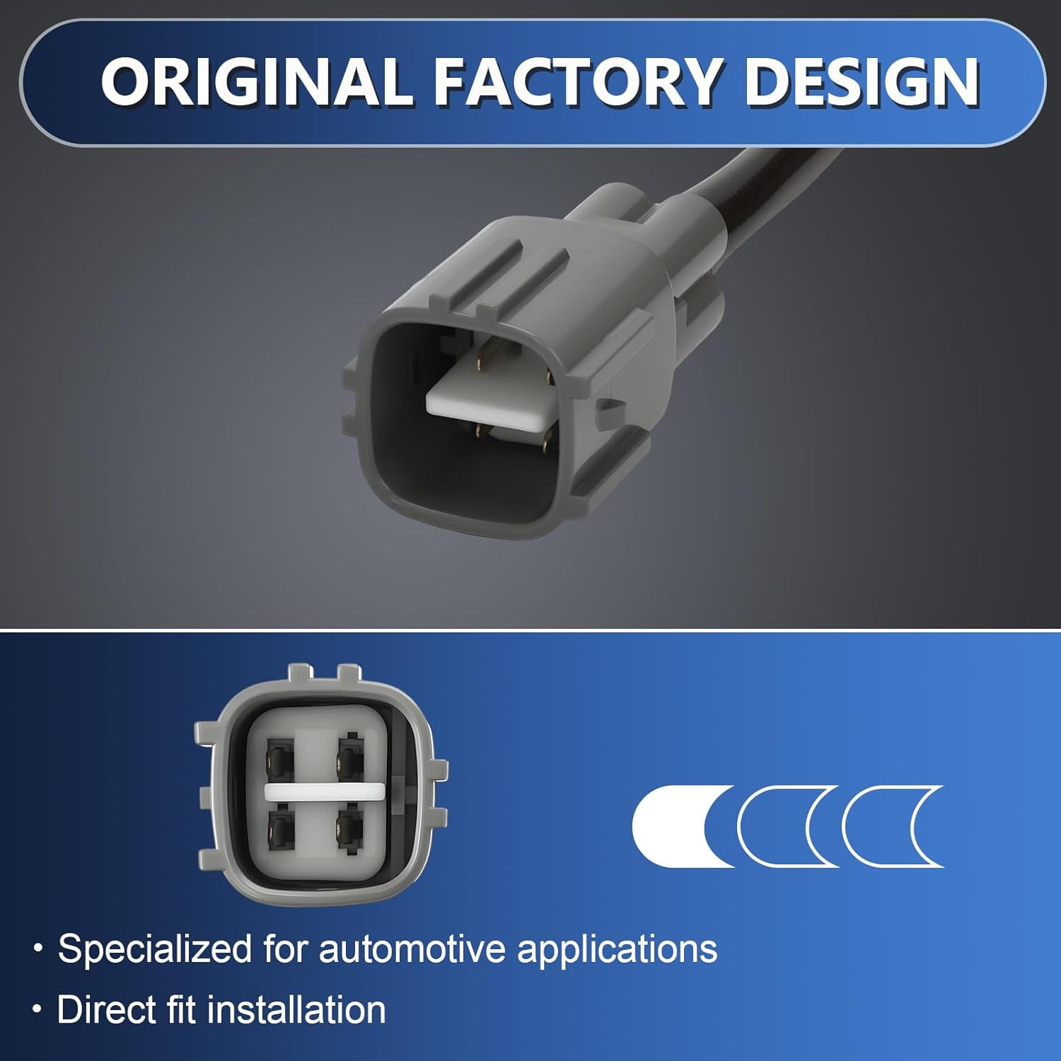 234-4189 Downstream O2 Sensor for Toyota Tacoma 2.4L 2.7L 3.4L 2000-2004 - Direct Fit Oxygen Sensor Replaces 89465-09250 OS1543 - Restores Performance & Fuel Efficiency