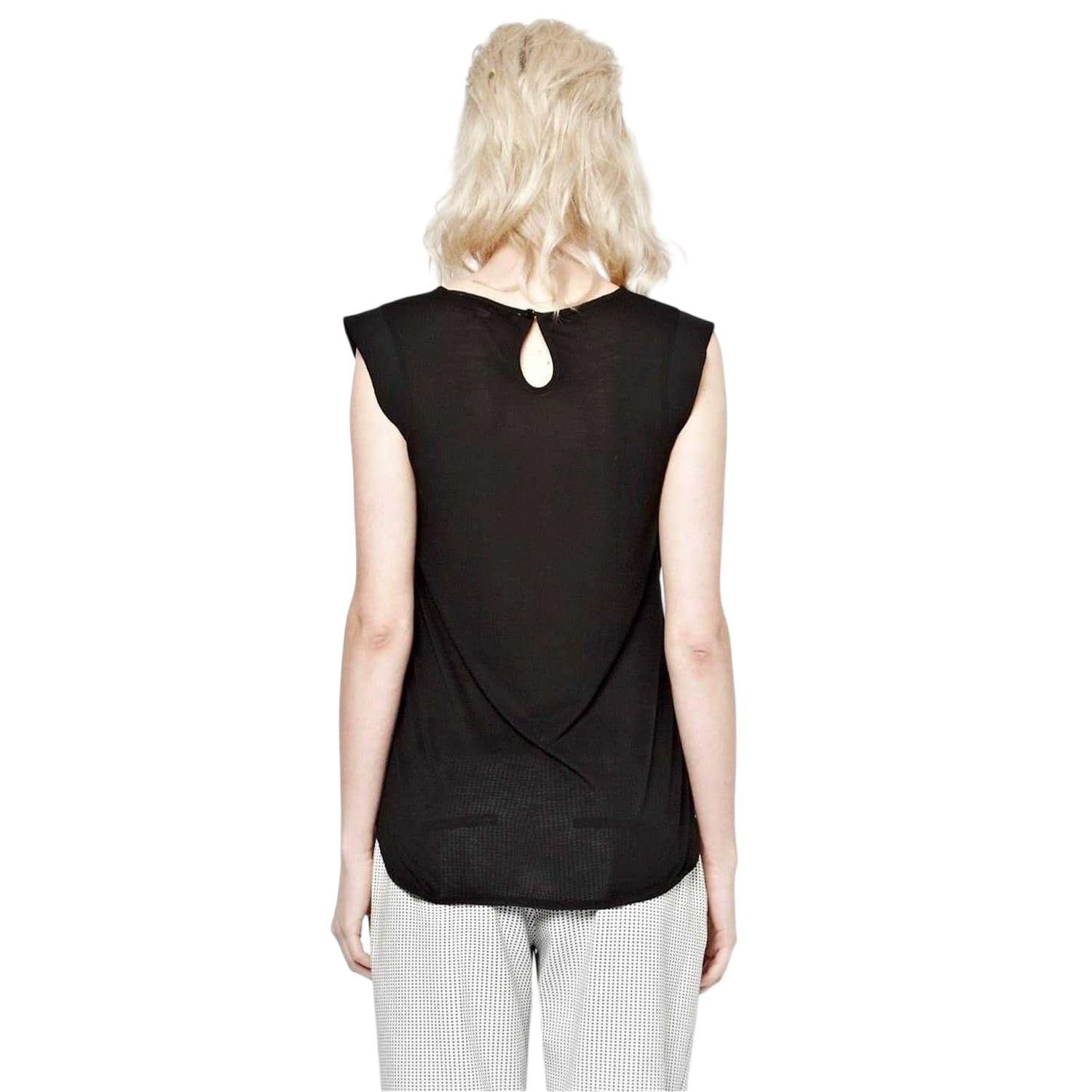 French Connection Damen Top Classic Polly Plains Capped