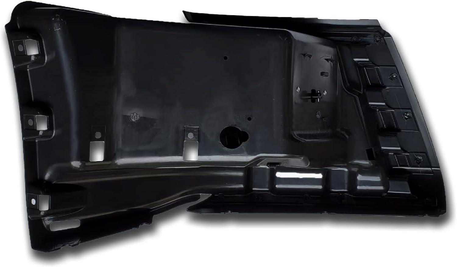 KOZAK PLASTIC Side Bumper Corner without Fog Light Hole Left Driver Side compatible with Volvo VNL 2018 and newer Plus Logo Emblem with Stripe, 2X 22 Windshield Wipers, KOZAK Reflective Vest