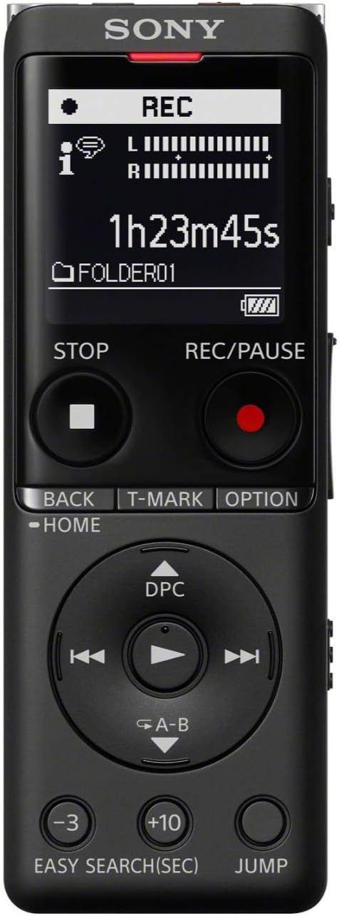 ICD-UX570 Digital Voice Recorder, ICDUX570BLK, usb