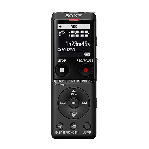 Sony ICD-UX570 Digital Voice Recorder, ICDUX570BLK, usb
