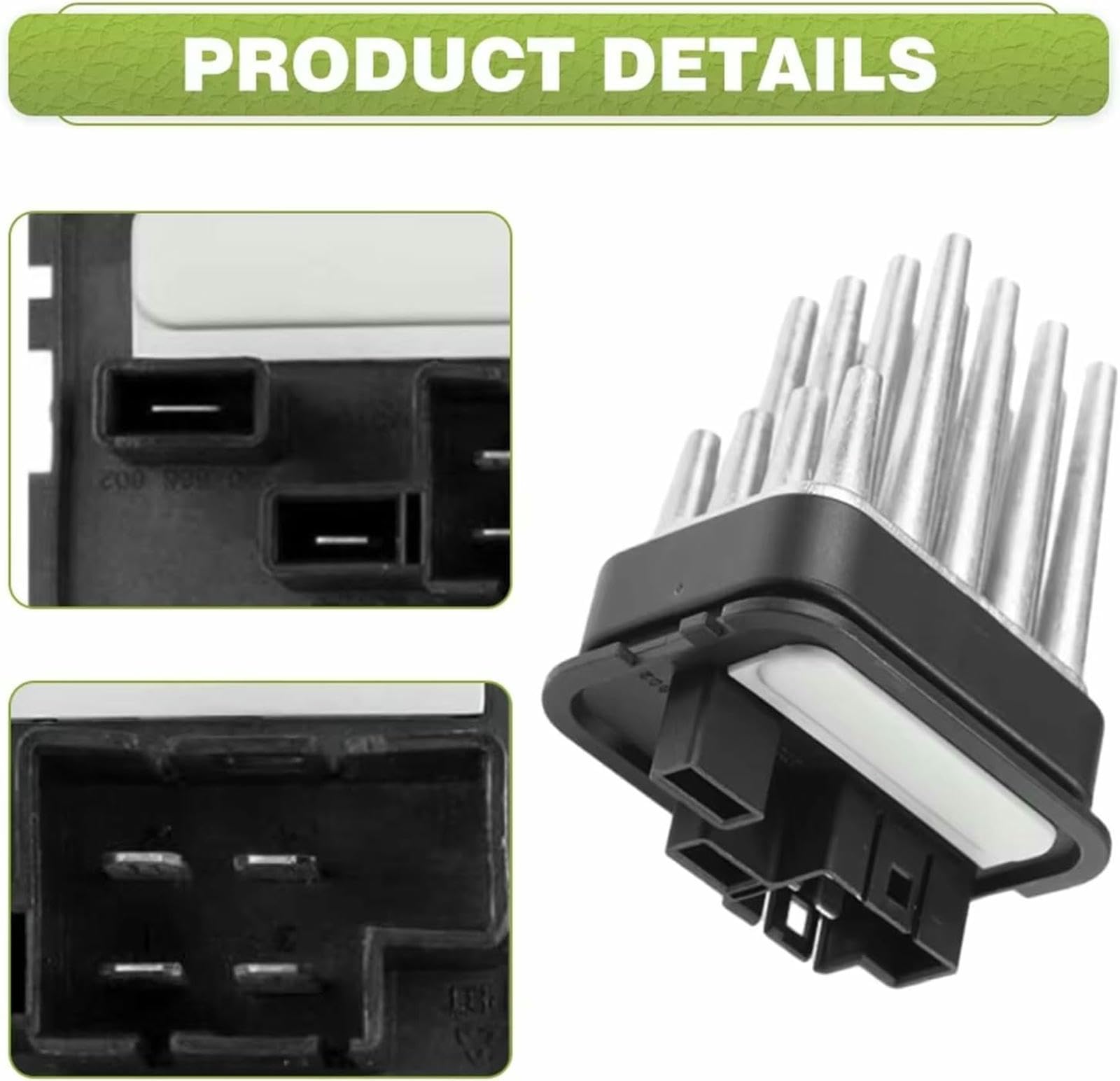 Resistencia del Motor del Ventilador del Sistema De Climatización (HVAC) para Opel para Zafira A (1999, 2000, 2001, 2002, 2003, 2004 Y 2005) con 6 Pines 90512510 Y 90566802.