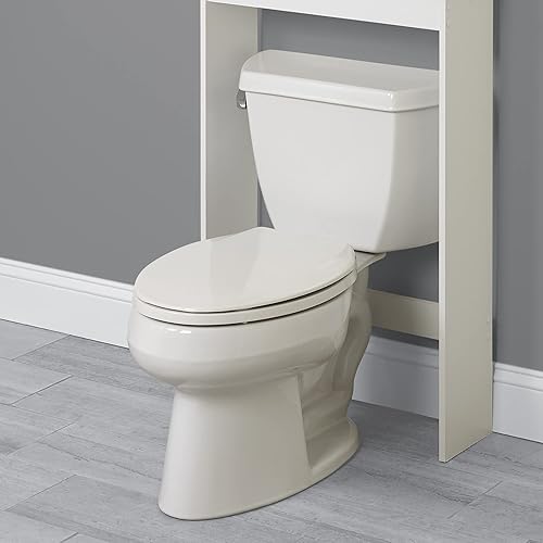 Miniatura 5 de Zenna Home Protector de espacio sobre el inodoro, almacenamiento de baño, con puertas de vidrio y 3 estantes, color blanco