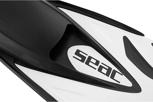 Miniatura 5 de SEAC Azzurra, aletas de esnórquel para adultos y niños, bolsillo cerrado para pies en goma suave