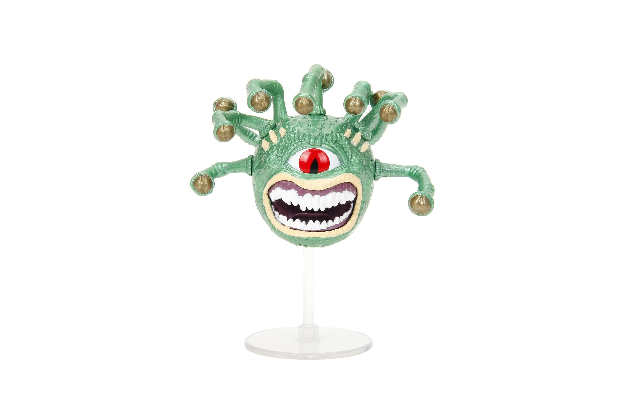 Jada Toys Dungeons and Dragons Figuren Set (Mega Pack mit 7 Sammelfiguren in 3 Größen) - DND Figuren aus Metall ab 12 Jahre (Elf, Human Barbarian, Zwerg, Golem, Oger, Beholder, Drache,), 4-10 cm