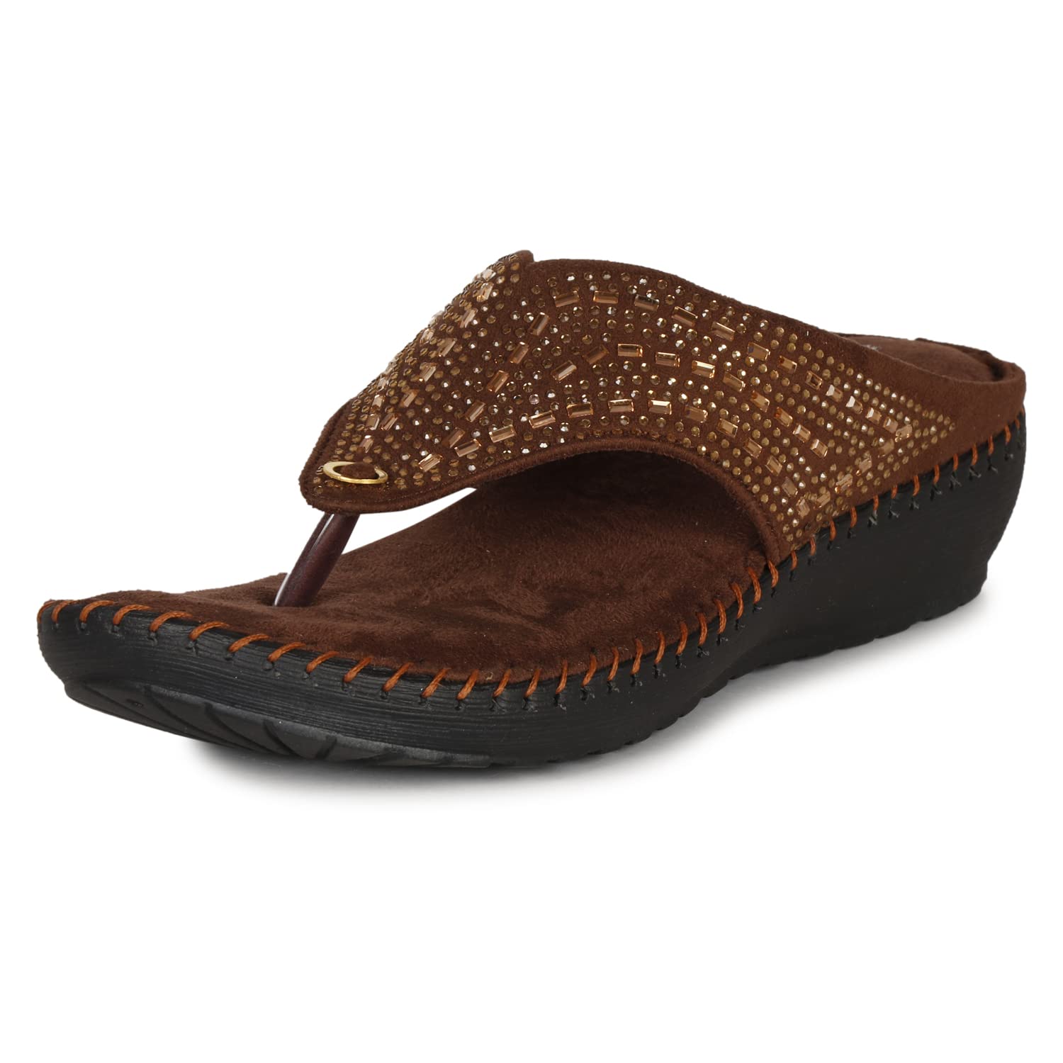 Women Soft Bottom Comfortable Chappal for Women & Girls | Light weight, Soft Footbed, Comfortable & Stylish-image-49