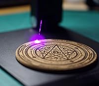 Vista 3 de LaserPecker Grabador láser 1 Pro (básico), mini grabado portátil, grabado de alta precisión para cuero de fieltro de madera, gafas protectoras