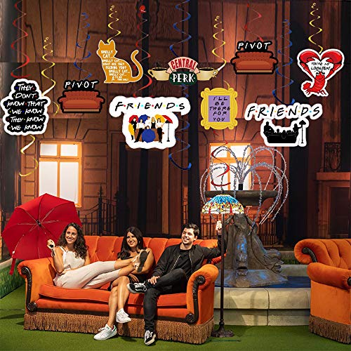 30Ct Friends Tv Show Party Hanging Decorations, Friends Theme Friends Fan Birthday Party Decorations Supplies #TOP4