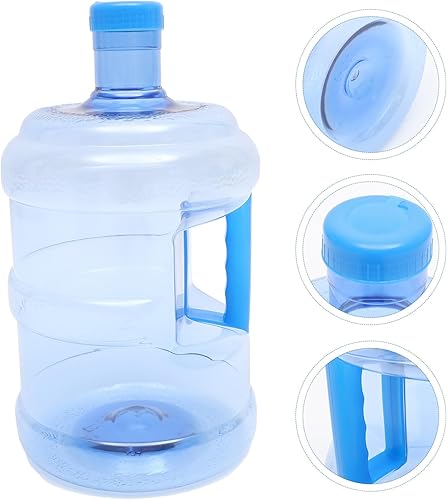 Miniatura 6 de Almacenamiento de agua de 2 galones, botella de agua de plástico, jarra de agua con asa, contenedor de agua portátil de 7.5 L, hervidor de agua,