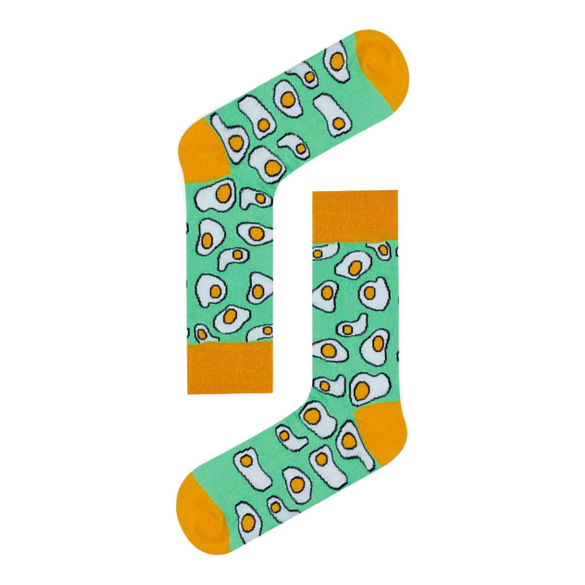 Socks Stars Unisex Yellow Fried Egg Socks Novelty Cute Gifts Funky Easter