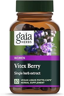 Gaia Herbs Vitex Berry, 60 Vegetarian Liquid Capsules