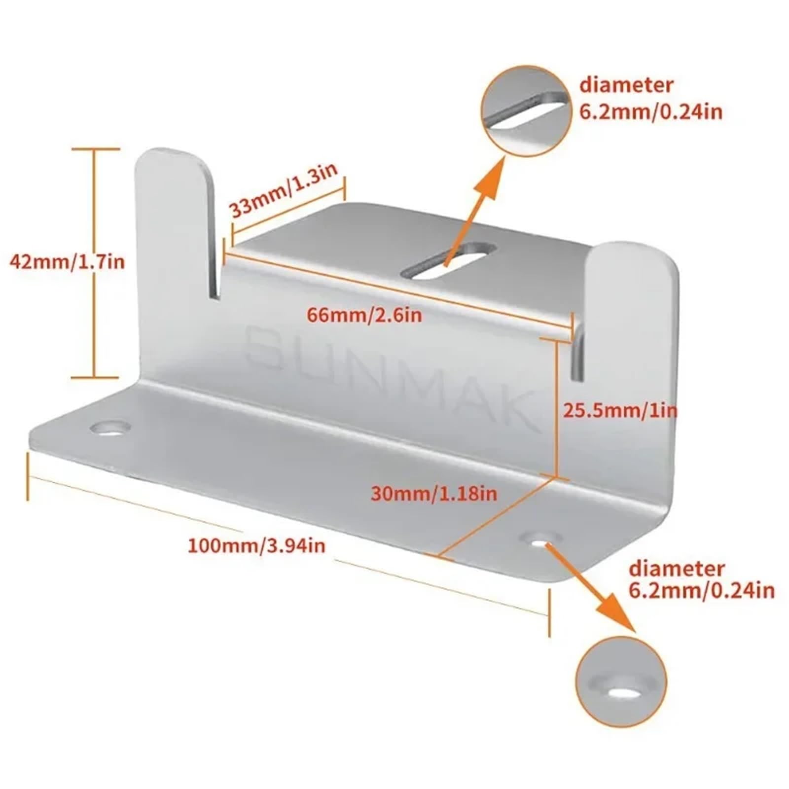 Uchwyty do paneli słonecznych, zestawy wsporników montażowych do paneli słonecznych, dachu PV, aluminium, typ Z, do samochodu, łodzi, kampera, jachtu (biały, 16 zestawów)