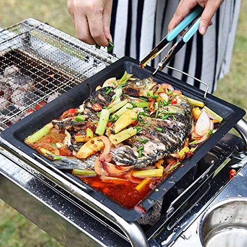 onlyfire Piastra per Barbecue Universale in Ghisa Saltata, Piastra per