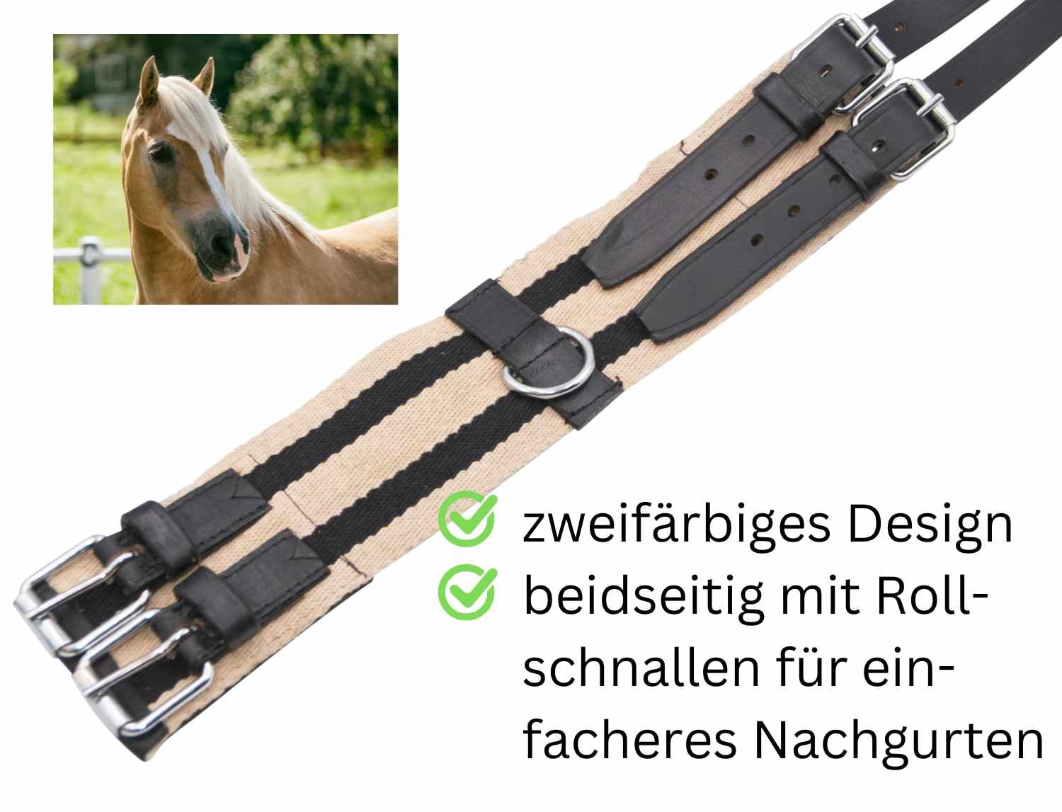 AMKA Longiergurt Reitgurt Soft Riding Gurt, Haltegriff auch für Holzpferde geeignet