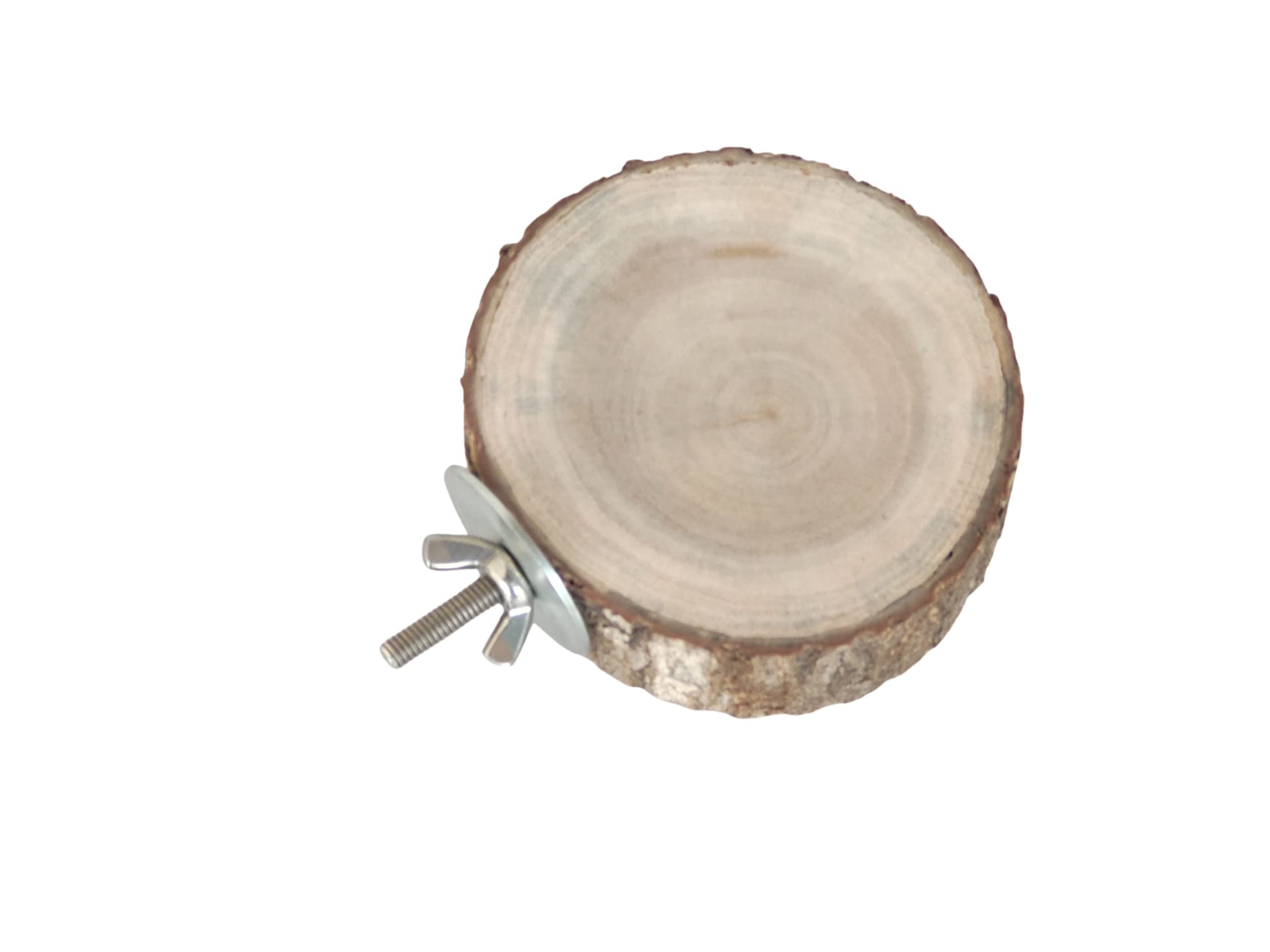 KSK Perch Platform for Bird Cage,Natural Round Wooden Stand Platform Bird Toy for Canary Parakeet Cockatiel Parrot Budgie Sparrow(1 Pcs) (B01MFB4TJR) Amazon Price History, Amazon Price Tracker