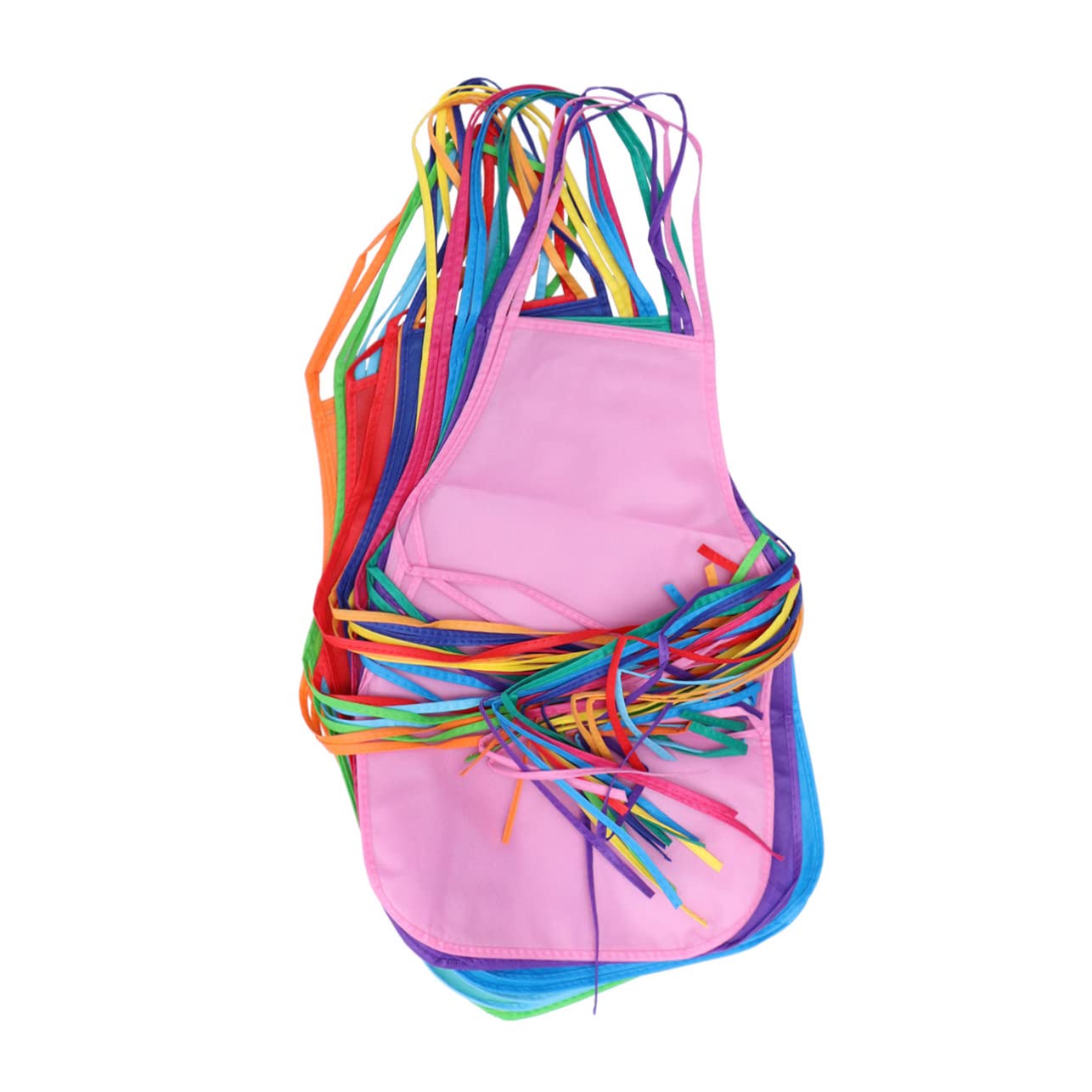 Tablier de Peinture 24 Pièces en Tissu Non Tissé pour Garçon et Filles