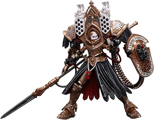 Miniatura 7 de HiPlay JoyToy Warhammer La Herejía Horus Figura Coleccionable Adepta Sororitas Abadesa Sanctorum Morvenn Vahl 118 Escala Figuras de acción JT8872