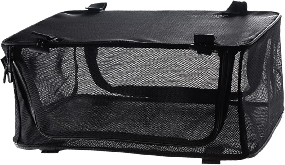Outdoor Cooking Utensil Storage Bag Durable Mesh Organizer for Camping Gear Portable Cutlery Carrier for Hiking and Picnic Multi-use Folding Design