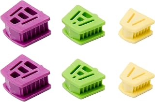 6P Dental Silicone Mouth Props for Adults and Kids, 2 of Each Large, Medium, and Small Mouth Prop Bite Block