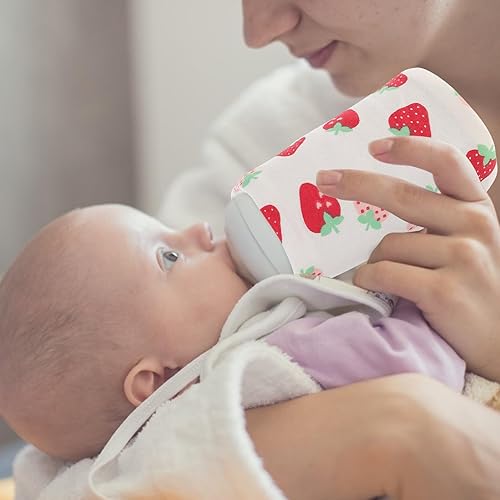 Miniatura 6 de Bolsa calentadora de botellas portátil USB para viajes, cubierta compacta de calefacción de leche con distribución uniforme del calor, material de