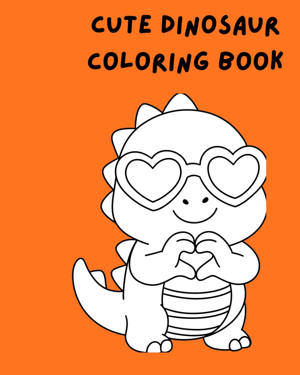 Cute Dino Coloring Book