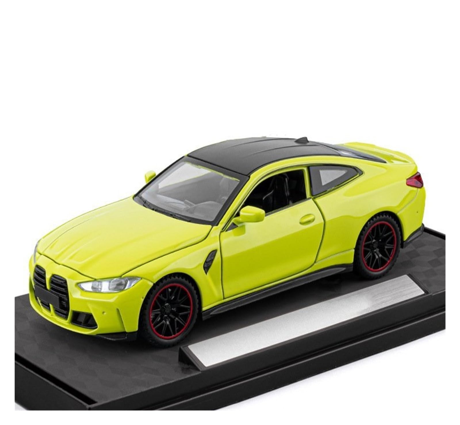 AUDSNI Die-Cast Diecast Car Model 1:32 For BMW M4 Alloy Die Casting Model Car Ornaments(Green)