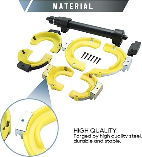Miniatura 4 de ATPEAM Macpherson Strut Spring Compresor Kit Universal Intercambiable Horquilla Bobina Extractor Juego de herramientas
