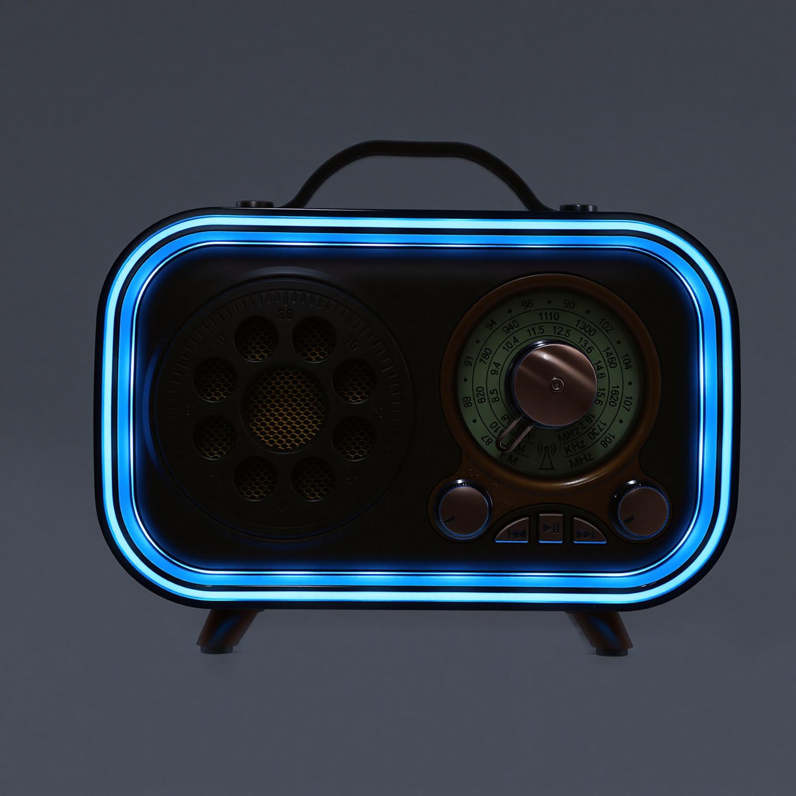 Fabater Altavoz Bluetooth Retro, Radio Portátil Am FM SW