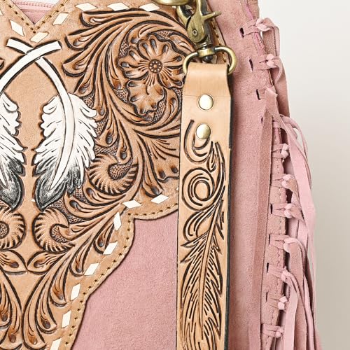 American Darling Cross Body Hand Tooled Genuine Leather Western Women Bag Handbag Purse | Crossbody for Cute Purs4