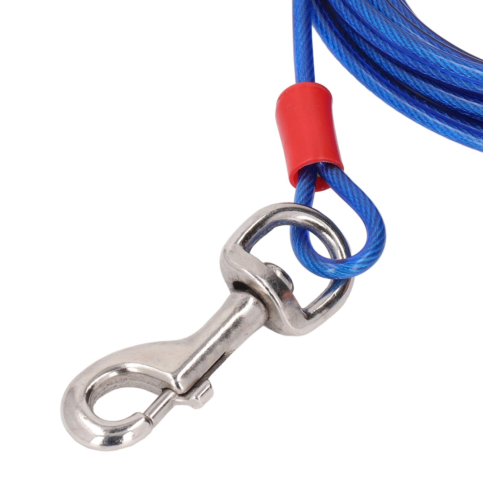 PASTO DEL CANE, CAVO CAVI CAVI DOGO COMPUTTO COMPUTTO FORMA MULIFUNZIONE PER CAMPIO PER CAMPAGGIO OUTDOOR (5mmx10m 0.2inx32.8ft Hook in lega di zinco a)